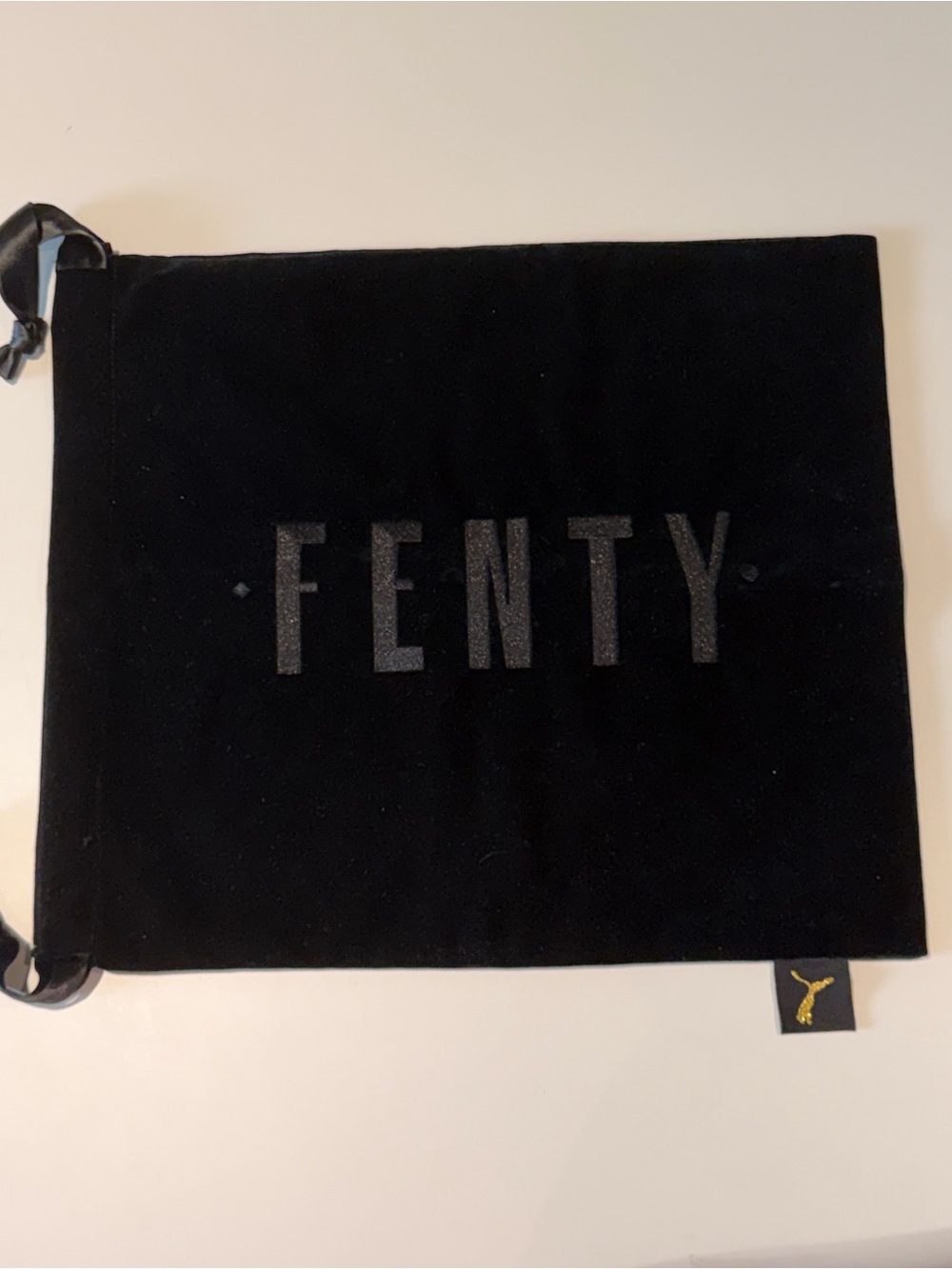 Fenty x Puma black velvet dust bag nwt